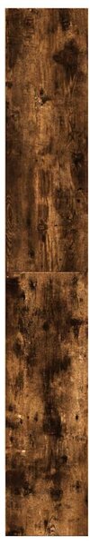 Füstös tölgy színű szerelt fa könyvszekrény 80 x 30 x 189 cm