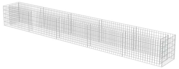 Gabion Magaságyás - Horganyzott Acél - 450x50x50 cm
