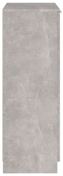 Modern Cipősszekrény - Betonszürke - 59x35x100 cm