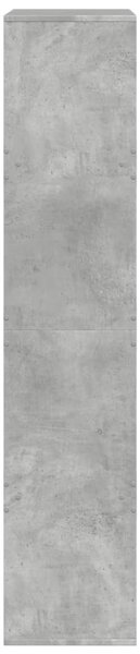 Betonszürke szerelt fa térelválasztó 100 x 33 x 155,5 cm
