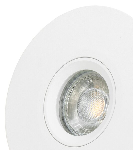 6 db Modern süllyesztett folt fehér 12 cm - Buco