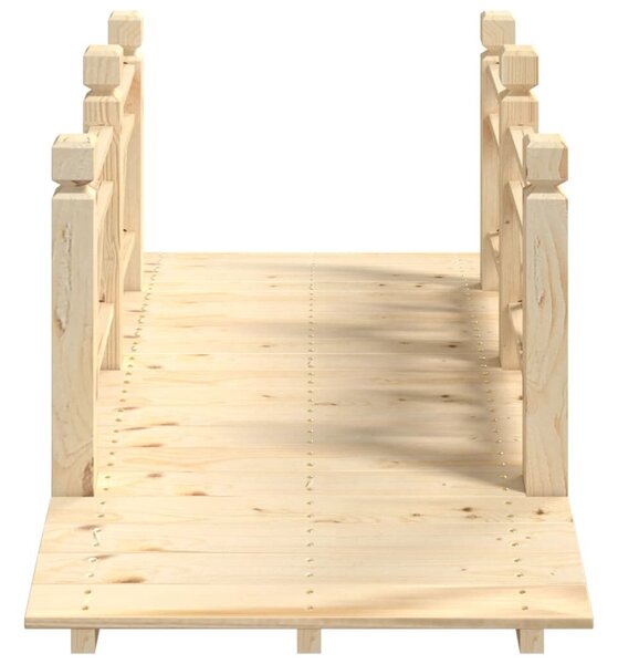 Lucfenyő Kerti Híd Korláttal - 150cm