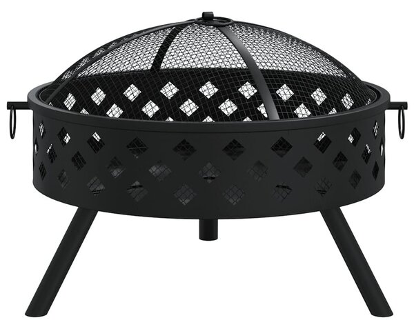 Acél Tűztál - 58 cm