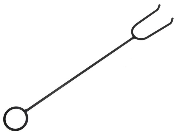 Acél Tűztál - 58 cm