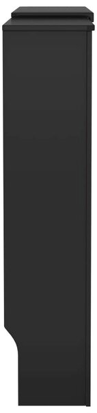 Fekete mdf radiátorburkolat 205 cm