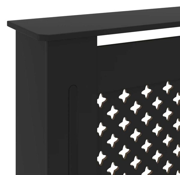 Fekete mdf radiátorburkolat 205 cm