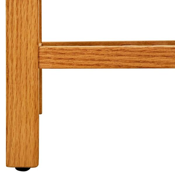 Tömör Tölgyfa Cipőtartó - 5 Polc - 50x27x100 cm