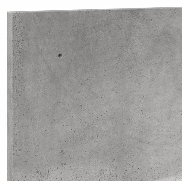 Betonszürke szerelt fa faliszekrény 100 x 16,5 x 30 cm