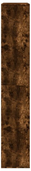 Füstös tölgy színű szerelt fa térelválasztó 100 x 33 x 187,5 cm