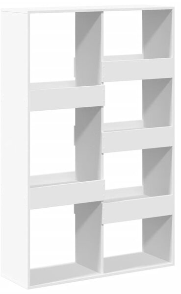 Fehér szerelt fa könyvespolc 100 x 33 x 155,5 cm