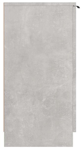Betonszürke szerelt fa cipősszekrény 59 x 35 x 70