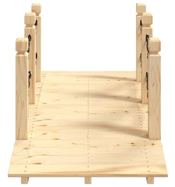 Fa Kerti Híd Lánckorláttal - 150cm