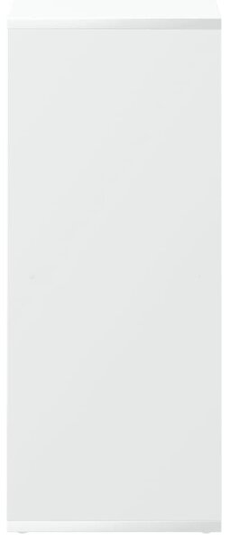 Fehér szobaparaván, könyvespolc, 69,5 x 29 x 69,5 cm, rétegelt fából