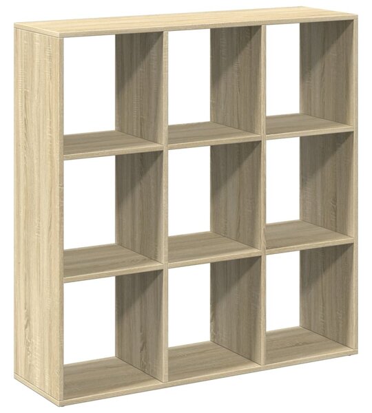 Sonoma tölgy szerelt fa elválasztó könyvespolc 102x29x103,5 cm