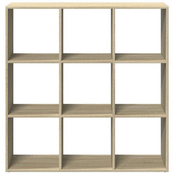 Sonoma tölgy szerelt fa elválasztó könyvespolc 102x29x103,5 cm