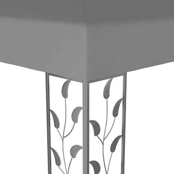 VidaXL Kerti Pavilon - Antracitszürke - 3x6m - UV és Vízálló