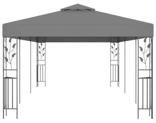 VidaXL Kerti Pavilon - Antracitszürke - 3x6m - UV és Vízálló