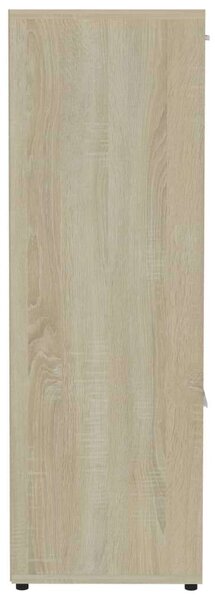 Praktikus 9 Rekeszes Könyvespolc - Sonoma Tölgy - 90x30x90 cm
