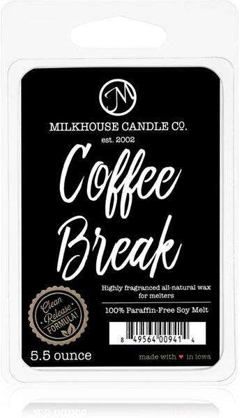 Milkhouse Candle Co. Creamery Coffee Break illatos viasz aromalámpába 155 g