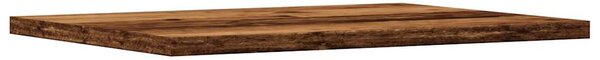 4 db antik fa színű szerelt fa könyvespolc 40 x 30 x 1,5 cm