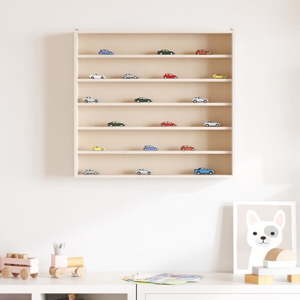 Fa gyűjtői vitrin 6 polccal 60x8,5x55cm 60x8,5x55 cm