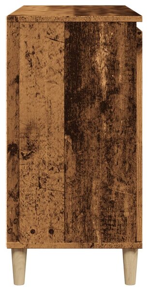 Antik fa színű szerelt fa tálalószekrény 102 x 35 x 70 cm