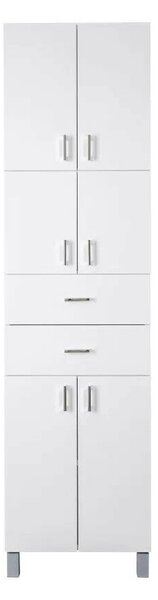 Viva STYLE fürdőszobai ÁLLÓSZEKRÉNY 192 magas szennyestartós -50 x 35 x 192 cm