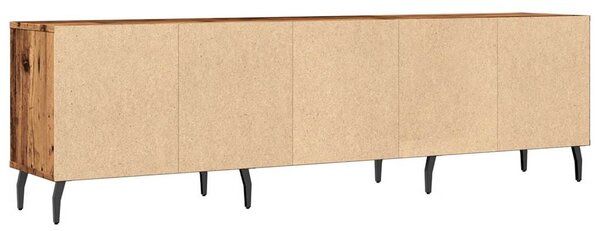 Antik fa színű szerelt fa TV-szekrény 150 x 30 x 44,5 cm