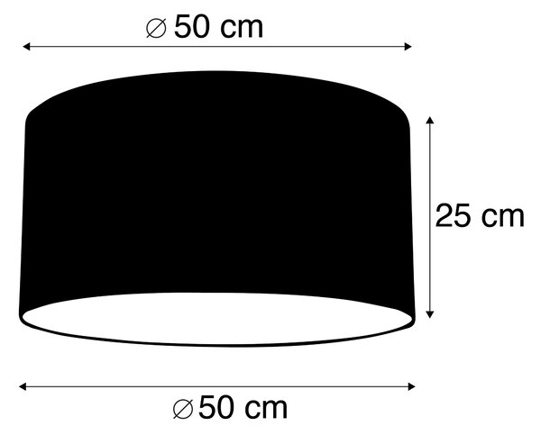 Szövet lámpabúra világos szürke 50/50/25