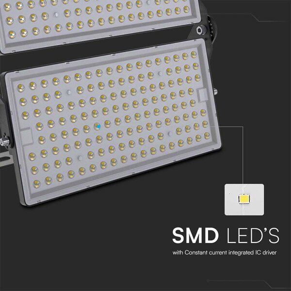V-TAC SHP 500W LED reflektor, 135 Lm/W, 1 méter kábel, természetes fehér - SKU 23089