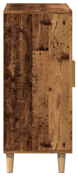 Antik fa színű szerelt fa tálalószekrény 90 x 34 x 80 cm