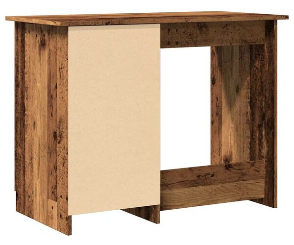 Antik fa színű szerelt fa íróasztal 100 x 50 x 76 cm