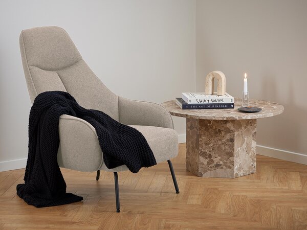 Fotel Norsica 837, Kárpit, 98x73x92cm, Bézs