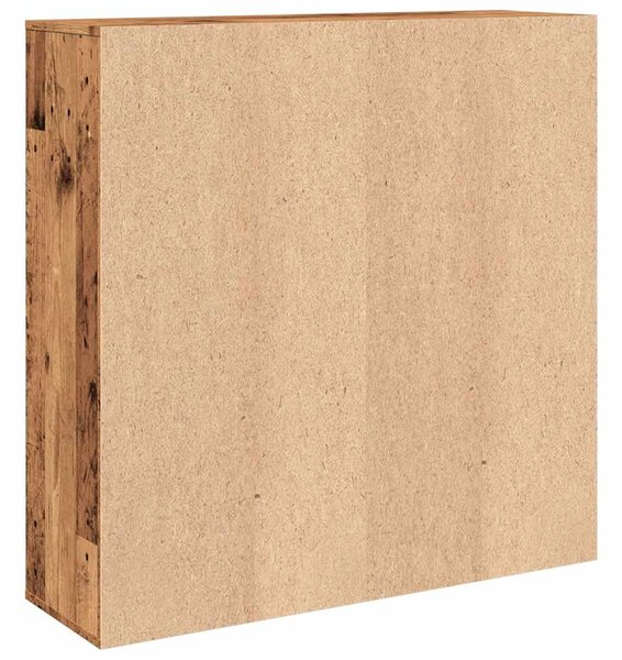 Antik fa színű könyvszekrény 98 x 29 x 97,5 cm