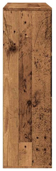 Antik fa színű könyvszekrény 98 x 29 x 97,5 cm