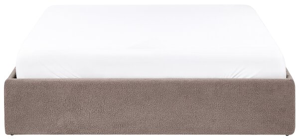 Ágyneműtartós ágy fejtámla nélkül DINAN Buklé Tópszín 140 x 200 cm