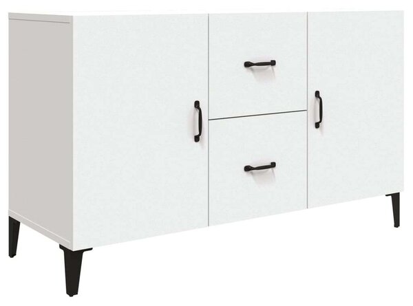 Fehér Tálalóasztal - Szerelt Fa - 100x36x60 cm