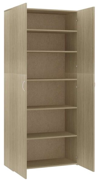 Cipősszekrény Sonoma Tölgy - 2 Ajtó - 180 cm