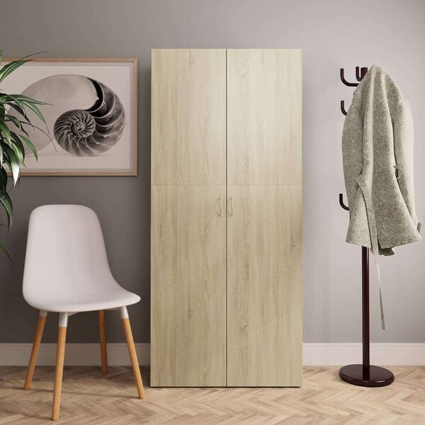 Cipősszekrény Sonoma Tölgy - 2 Ajtó - 180 cm