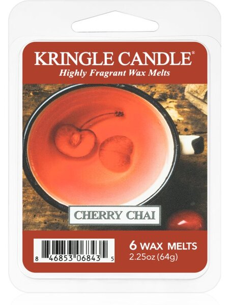 Kringle Candle Cherry Chai illatos viasz aromalámpába 64 g