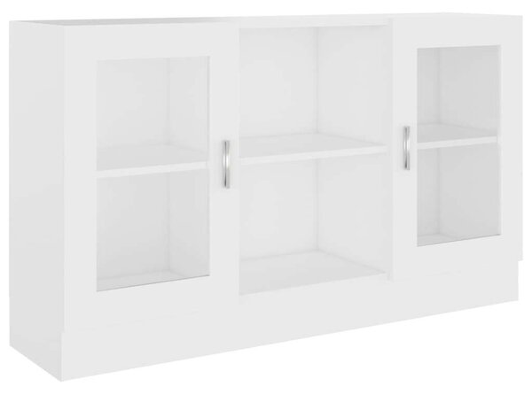 Fehér Vitrinszekrény - 120x30,5x70 cm