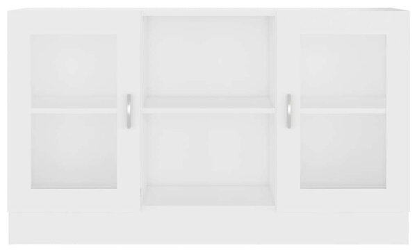 Fehér Vitrinszekrény - 120x30,5x70 cm