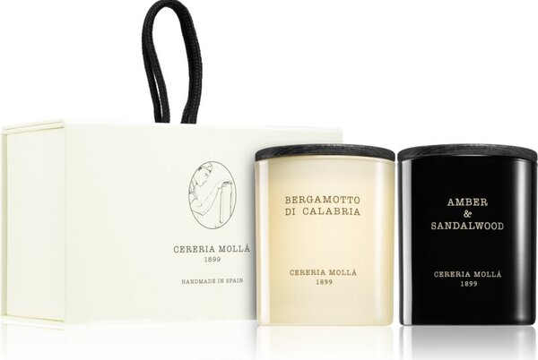 Cereria Mollá Boutique Amber & Sandalwood, Bergamotto di Calabria ajándékszett