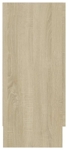 Vitrinszekrény Sonoma Tölgy - 120x30,5x70 cm