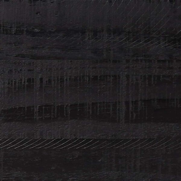 Fenyőfa Éjjeliszekrény - 2 db - Fekete - 36x30x45 cm