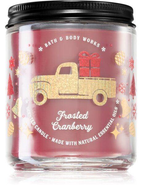Bath & Body Works Frosted Cranberry illatos gyertya 198 g