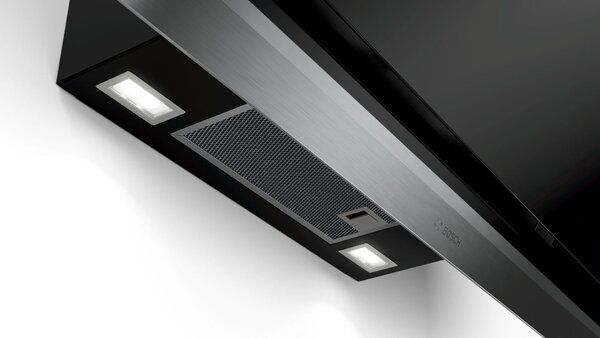Bosch DWK98PR60 Beépíthető páraelszívó, 840 m3/óra, 5 fokozat, A+ energiaosztály, Fekete