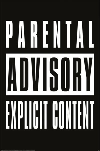 Plakát Parental Advisory - Explicit Content, (61 x 91.5 cm)