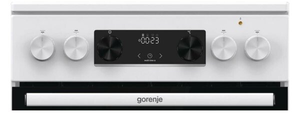 Gorenje GEC5C42WG Elektromos tűzhely, 70L, 4 főzőzóna, FrozenBake, A energiaosztály, Fehér