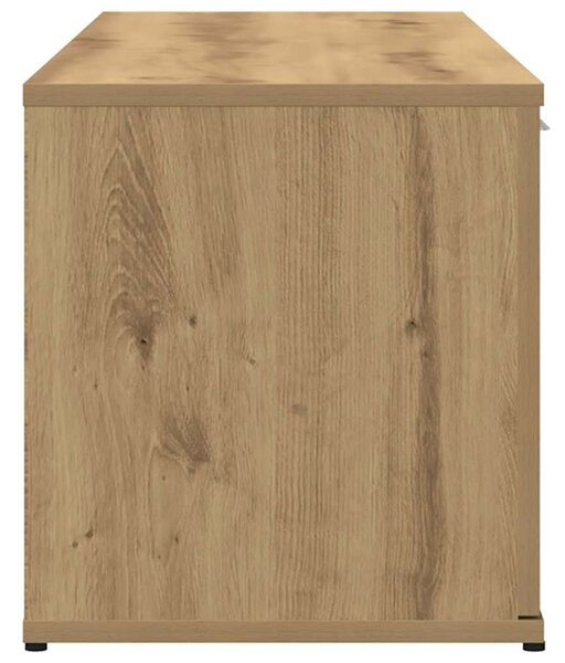 TV szekrény Artisan tölgy 120x34x37 cm Műanyag fa